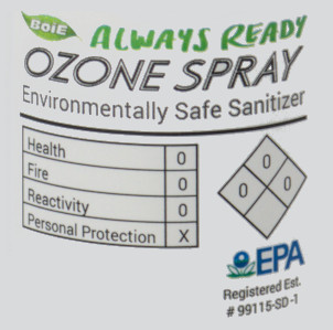 Ozone water sprayer info