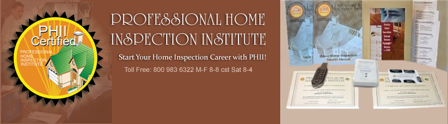 Home Inspector Training & Certification from PHII